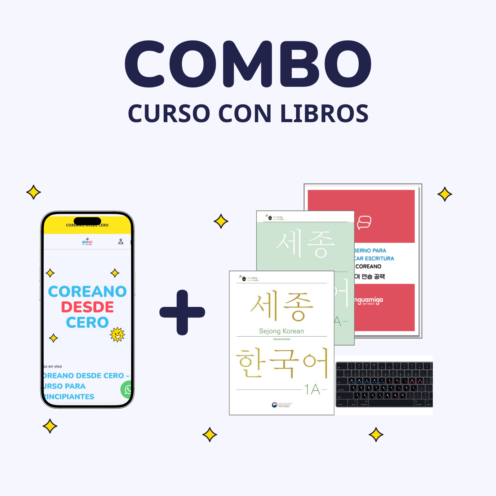 Coreano desde Cero con libros incluídos