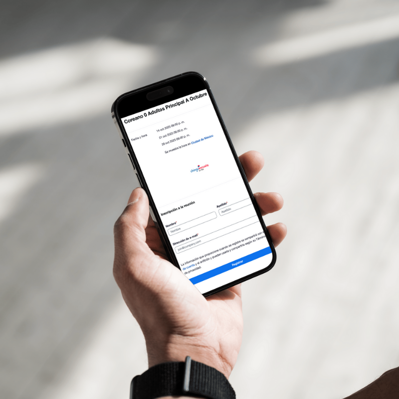 Cómo registrarse a las sesiones de Zoom