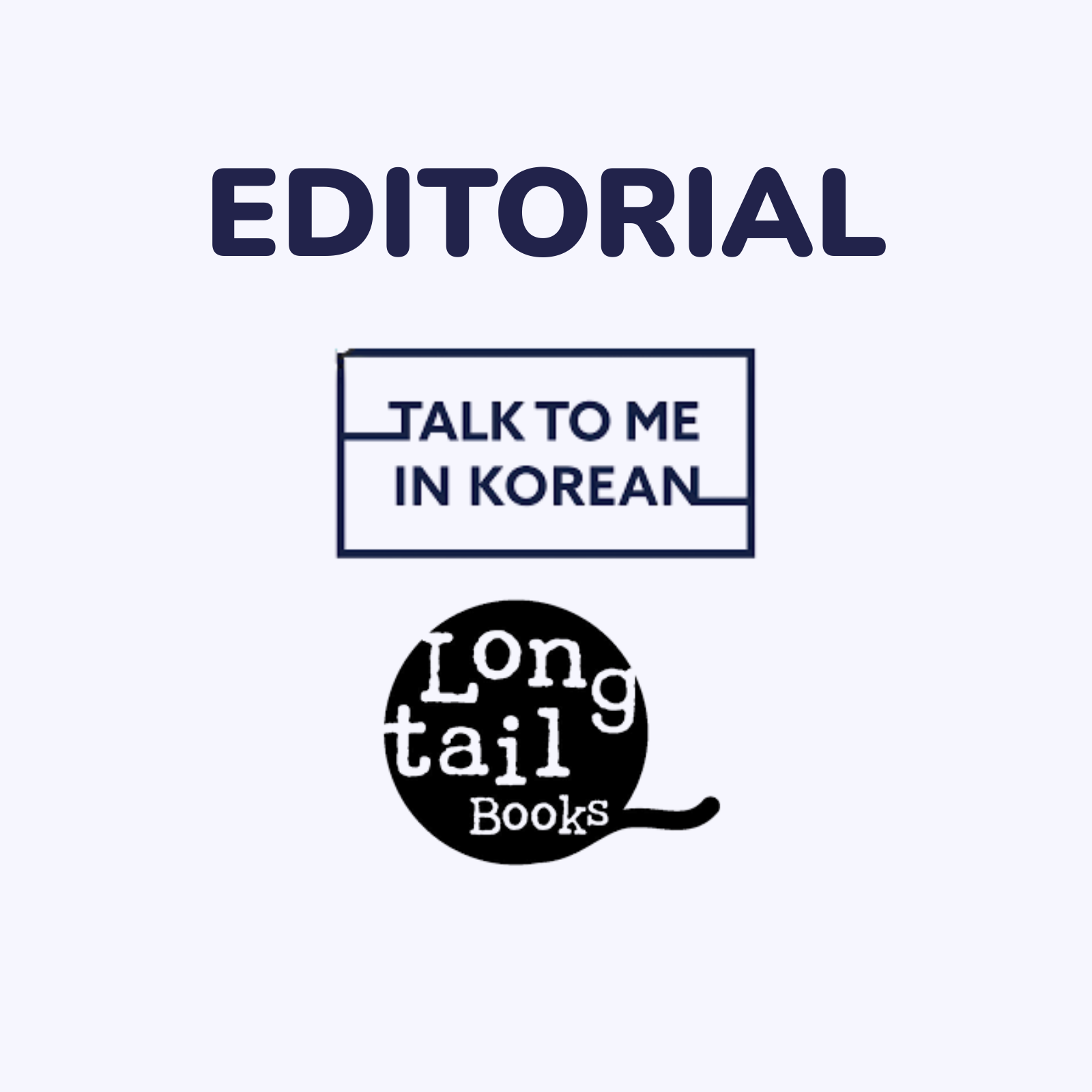 Longtail Books - Talk to me in Korean