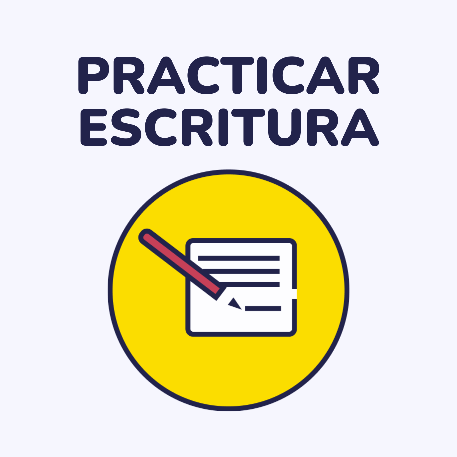 Para escribir