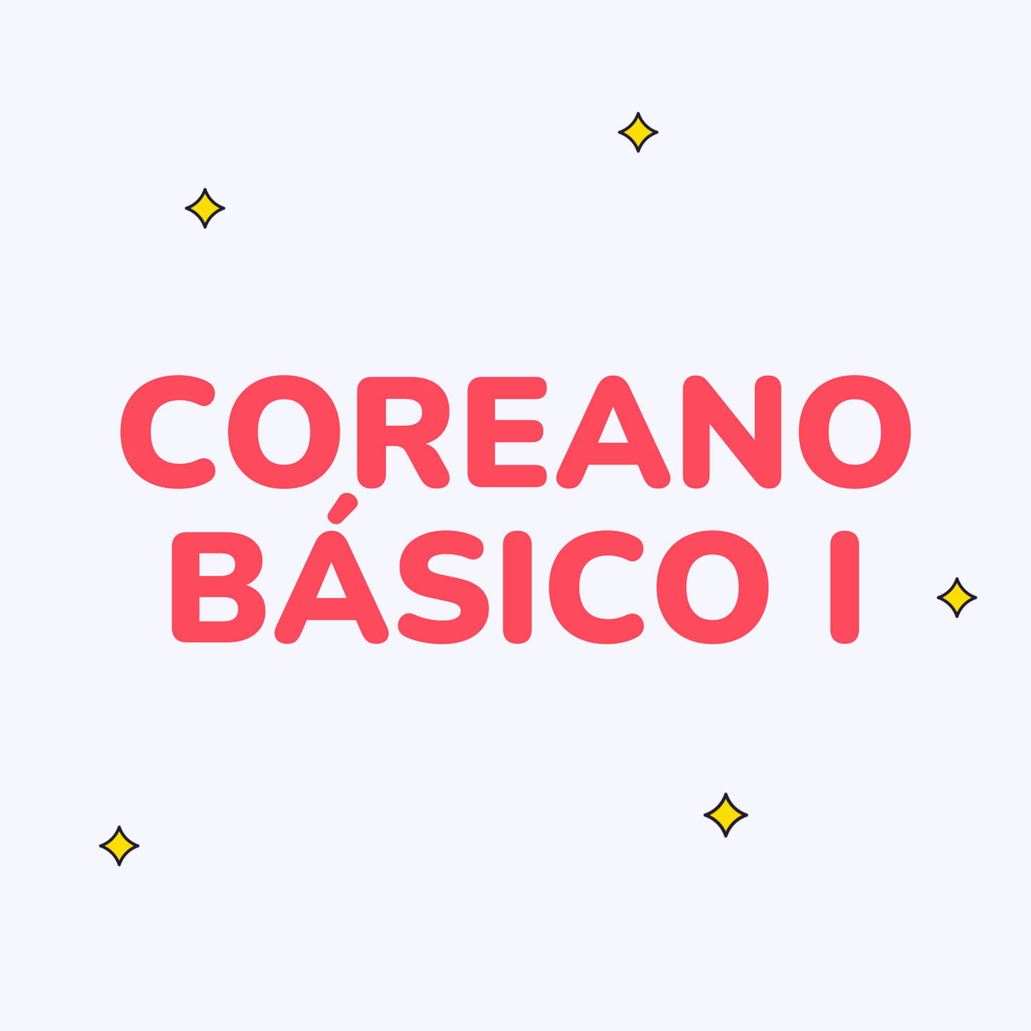 Coreano Básico I - Curso para principiantes