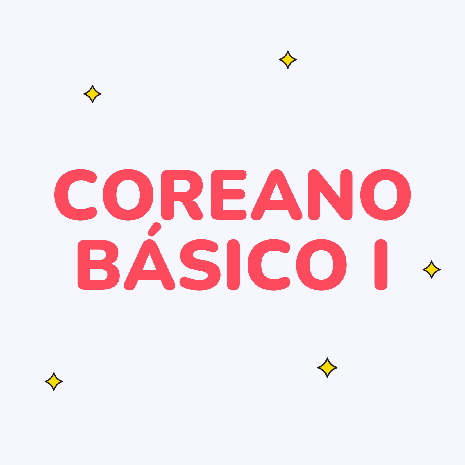Coreano Básico I - Curso para principiantes