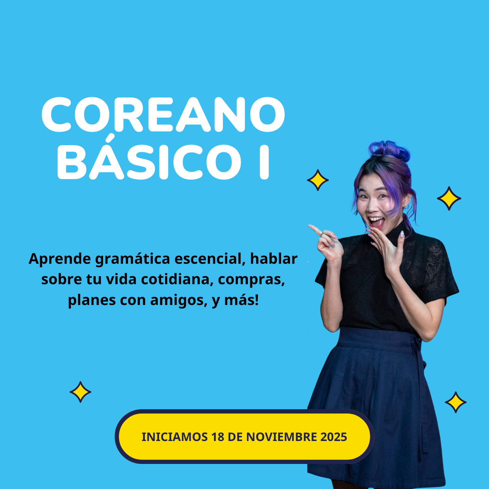 Coreano Básico I - Curso para principiantes