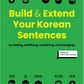 Build & extend your korean sentences