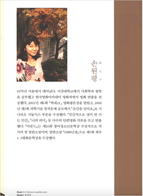 Almendra won-pyung Sohn en coreano