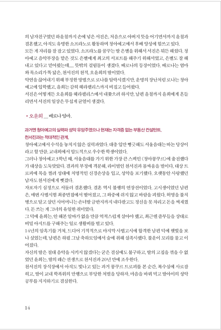 Guión del drama penthouse 펜트하우스 대본