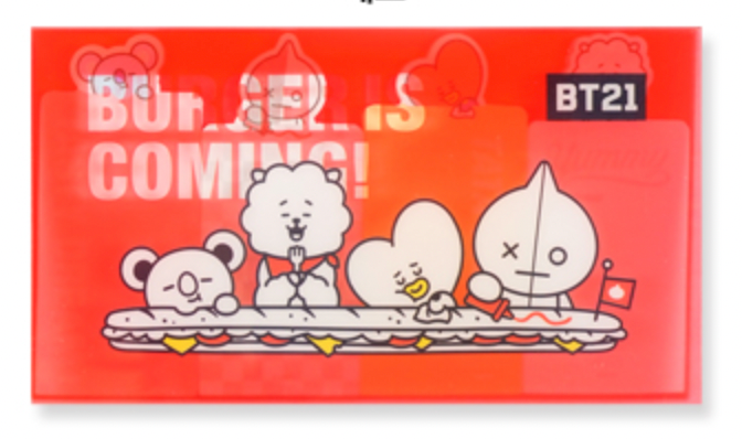 BT21 set de post it