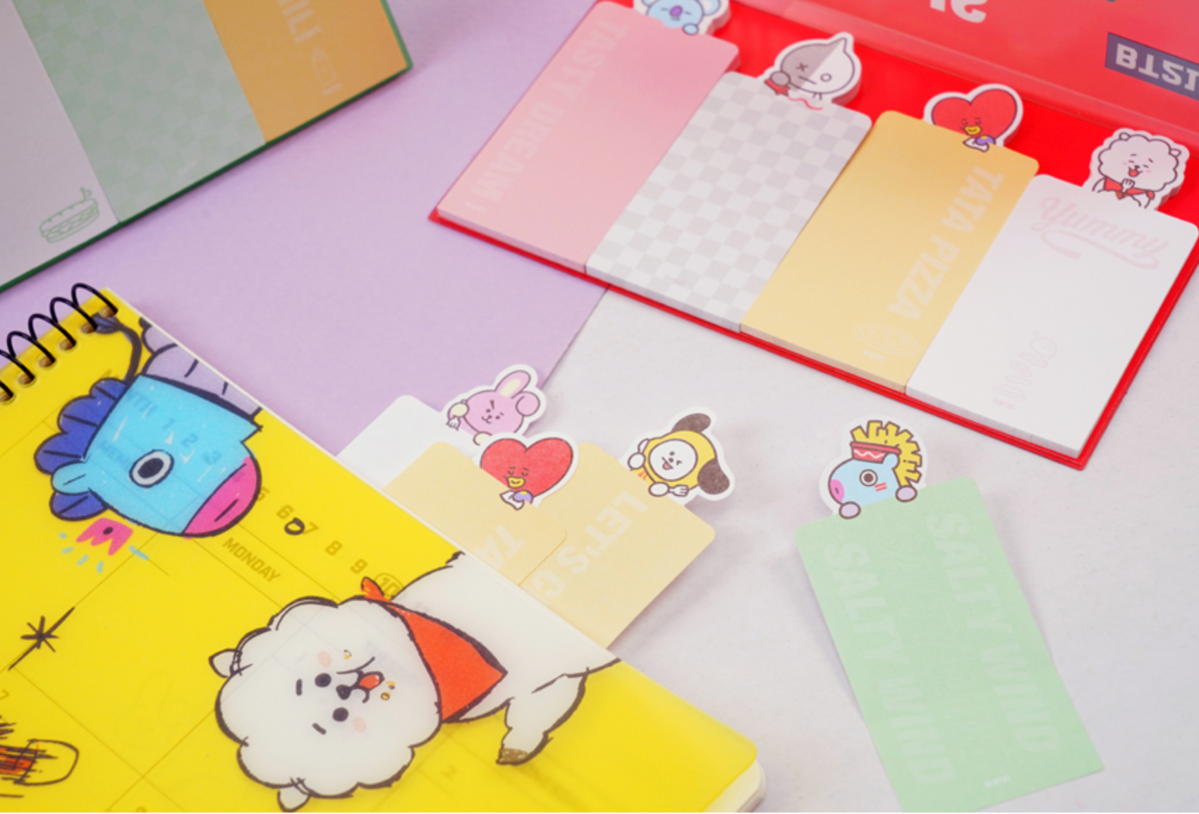 BT21 set de post it