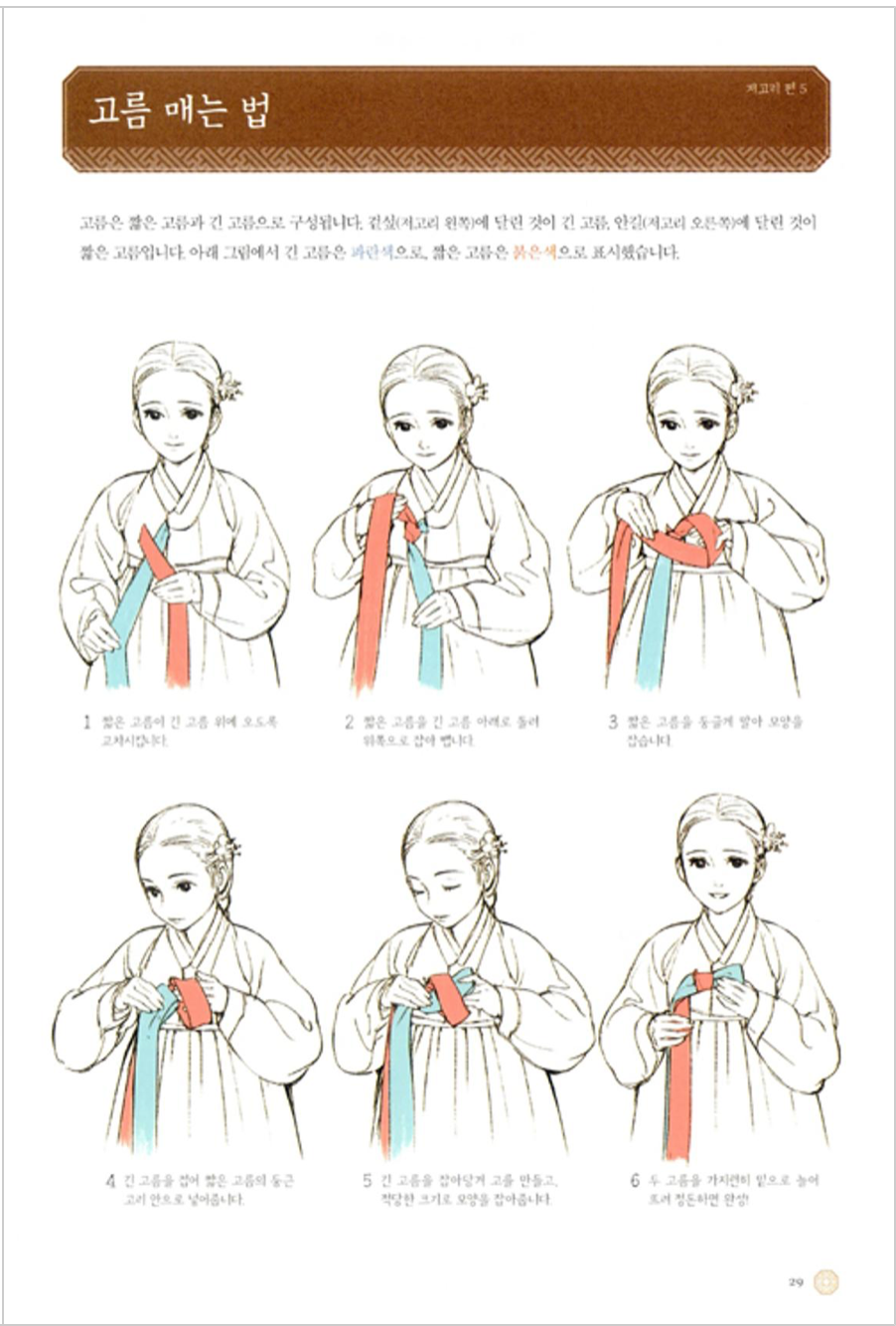 libro de hanbok (ropa tradicional coreana)