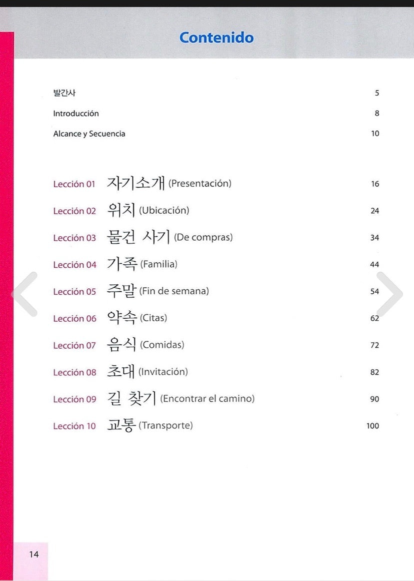 Conversación en Coreano - Nivel básico en español