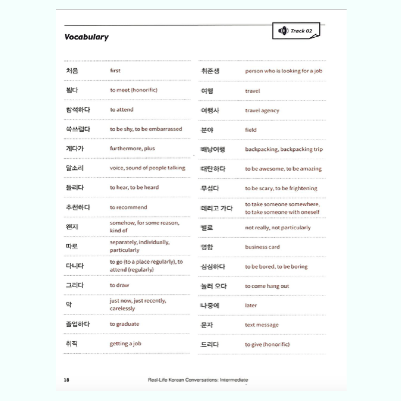 Real-Life Korean Conversations: Intermediate