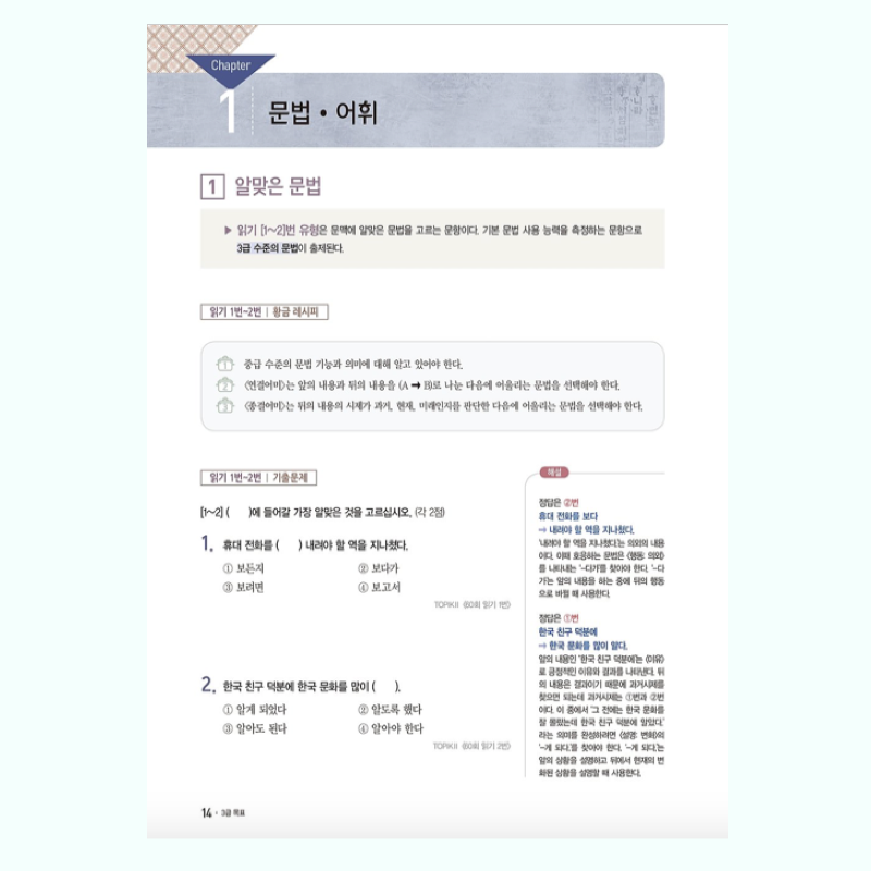 Guía para pasar TOPIK II 한국어능력시험 토픽 2 합격레시피