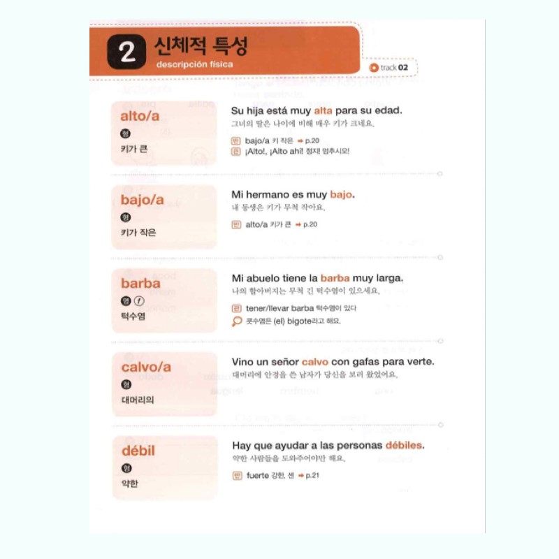 Vocabulario Coreano-Español