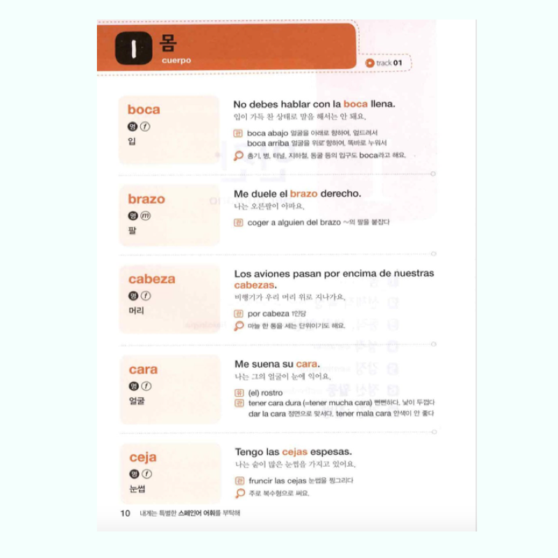 Vocabulario Coreano-Español